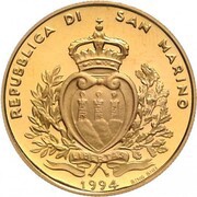 5 Scudi International Year of Family obverse image