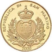 5 Scudi Rape of Europa obverse image