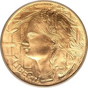 10 Scudi Liberty reverse image