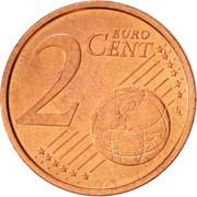 2 Euro Cents 1st type reverse image