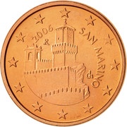 5 Euro Cents 1st type obverse image