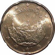 20 Euro Cents 2nd type obverse image