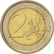 2 Euros Physics reverse image