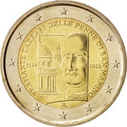 2 Euros Bramante obverse image