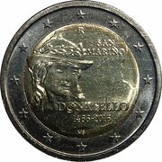 2 Euros Donatello obverse image