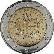 2 Euros International Year of Sustainable Tourism obverse image