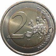 2 Euros 2nd type, San Marino, 2017-2024 reverse image