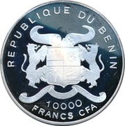10 000 Francs CFA 40th Anniversary of the European currency obverse image
