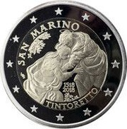 2 Euros Tintoretto obverse image