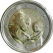 2 Euros Filippo Lippi obverse image