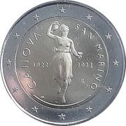 2 Euros Antonio Canova obverse image