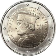 2 Euros Piero Della Francesca obverse image