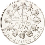 5 Euros Welcome Euro reverse image