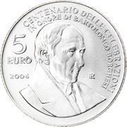 5 Euros Bartolomeo Borghesi reverse image