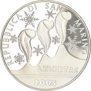 5 Euros 2006 Turin Olympics obverse image