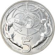 5 Euros Equal Opportunity reverse image