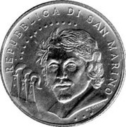 5 Euros Michelangelo Caravaggio obverse image