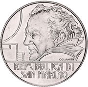 5 Euros Federico Fellini obverse image