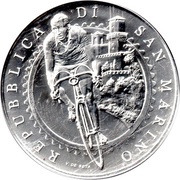 5 Euros Gino Bartali obverse image