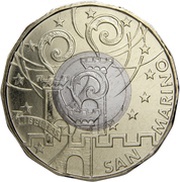 5 Euros Marco Simoncelli obverse image