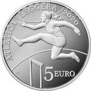 5 Euros Athletics Championships of the Small States of Europe, San Marino, 2020 reverse image