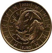 5 Euros Pisces reverse image