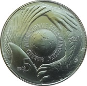 5 Euros Biological diversity reverse image