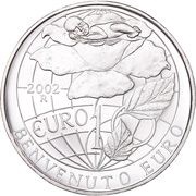 10 Euros Welcome Euro, San Marino, 2002 reverse image