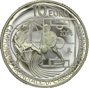 10 Euros 2006 World Cup, San Marino, 2004 reverse image