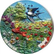 10 000 Francs CFA Flower Meadow, Benin, 2023 reverse image