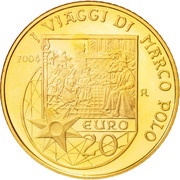 20 Euros Marco Polo, San Marino, 2004 reverse image