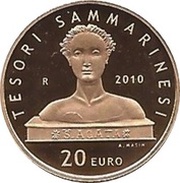 20 Euros St. Agata, San Marino, 2010 reverse image