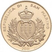 20 Euros Castle of San Marino obverse image