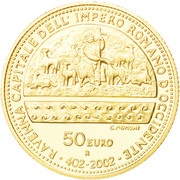 50 Euros Ravenna, San Marino, 2002 reverse image