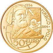 50 Euros Marco Polo, San Marino, 2004 reverse image