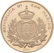 50 Euros Castle of San Marino obverse image