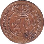 20 Réis - João VI Bahia mint obverse image