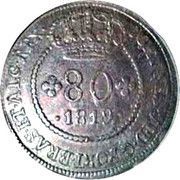 80 Reis - João VI Bahia mint obverse image