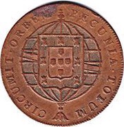 80 Reis - João VI Lisboa mint reverse image