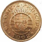 1 Escudo Pattern, Sao Tome and Principe, 1962 reverse image