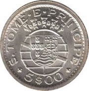 5 Escudos obverse image