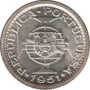 5 Escudos, Sao Tome and Principe, 1951 reverse image