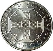 50 Escudos Anniversary of Discovery, Sao Tome and Principe, 1970 reverse image