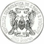 250 Dobras Independence obverse image