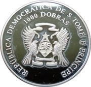 1000 Dobras Atlanta Olympics 1996 - Boxing obverse image