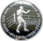 1000 Dobras Atlanta Olympics 1996 - Boxing, Sao Tome and Principe, 1993 reverse image