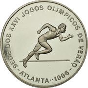 1000 Dobras Atlanta Olympics 1996 - Runner, Sao Tome and Principe, 1993 reverse image
