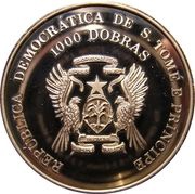1000 Dobras Atlanta Olympics 1996 - Tennis obverse image