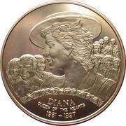 1000 Dobras Diana - Queen of the Hearts, Sao Tome and Principe, 1997 reverse image