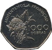 1000 Dobras FAO reverse image